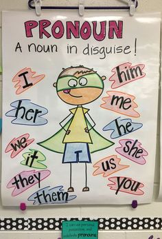 Pronoun Anchor Chart First Grade, Adjectives Second Grade, Possessive Noun Anchor Chart, Pronoun Anchor Chart 2nd, Pronoun Anchor Chart 3rd Grade, Pronouns Anchor Chart 3rd Grade, Pronouns Anchor Chart First Grade, Adjective Anchor Chart First Grade, 2nd Grade Test Prep