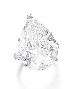 DIAMOND #RING, #HARRY #WINSTON #Featuring #a #pear-shaped #diamond #weighing #23.63 #carats, #set #between #tapered #baguette #diamond #shoulders, #size #48, #signed #Winston. Luxurious Jewelry, Exotic Jewelry, Candy Jewelry, Harry Winston, Dream Engagement Rings, Art Nouveau Jewelry, Fabulous Jewelry, Pear Shaped Diamond, Gorgeous Jewelry