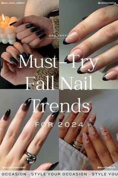 Step into the world of daisy-themed acrylic nails, where floral charm meets chic nail art. This article showcases a range #fallnails #autumnnails #nailart #naildesigns #nailinspiration #nailsofinstagram #nailsoftheday #nailstagram #nailswag #nailgoals #naillove #nailaddict #nailfashion #nailtrends #nailpolish #nailobsessed #nailcommunity #nailstyle #nailenvy #nailjunkie #nailspiration #nailsonfleek #nailgamestrong #nailsonpoint #nailsonfire Minimal Fall Nails, Fall 2024 Nail Trends, Fall Leaves Nail Art, Gold Nail Polish, Autumn Nail, Nail Techniques