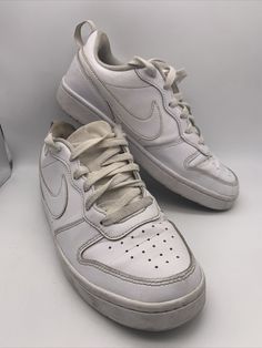 White Outfits For Boys, Nike Shoes Boys, Nike Court Borough Low, Nike Court Borough, White Boys, Nike Outfits, Nike Air Force Sneaker, White Nikes, Boy Outfits