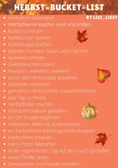 Ich liebe den Herbst. Um meine liebste Jahreszeit bewusster zu erleben, habe ich meine eigene Bucket List auf deutsch erstellt. Short Inspirational Words, Inspirational Words Of Encouragement, Freetime Activities, Bucket List For Teens, Inspirational Words Of Wisdom, Pumpkin Spice Season, Women Encouragement, Personalized Notebook