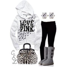 skinny jeans Outfits With Pink Purse, Outfits With Pink, Ugg Boots Cheap, School Jobs, Ugg Boots Outlets, Vocational School, Trade School, School Plan, Cool Winter