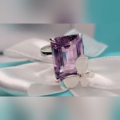 Extremely Rare Love Bugs Amethyst Butterfly Ring Sz 6 Ss W/18k Accent Bead Brand New And Flawless. Will Come With Black Suede Ring Box. Free Authentication Will Ship To Authenticator Before Delivery Elegant White Amethyst Ring Gift, Vs Clarity White Gold Amethyst Ring As Gift, White Gold Amethyst Ring With Vs Clarity For Gifts, Elegant Amethyst Wedding Ring With Vs Clarity, Exquisite Amethyst Anniversary Ring, Elegant White Amethyst Wedding Ring, Luxury Amethyst Ring With Gemstone Accents, Luxury Sterling Silver Amethyst Ring For Anniversary, Gift White Gold Amethyst Ring With Gemstone Accents