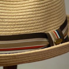 The Saint Martin Sewn Paper Short Brim Fedora is lightweight, stylish and easy to wear. Made from 100% Sewn Paper, this hat gives the perception of a straw hat without the rigidity. The extra short, upturn brim, is a different take on the trilby fedora and provides and uniquely stylish look all while keep true to the higher profile classic fedora crown. This hat comes with a faux leather inner sweat for ease of wear and comfortably. This hat comes in two great color options, Brown and Natural. Brim Upturn 1 3/4" Crown 4" Front 5" Side Features Two Great Color Options: Brown and Natural 100% Sewn Paper Cloth Hat Band Faux Leather inner sweat band Saint Martin Pin Sizes Medium - 7 to 7 1/8 Large - 7 1/4 to 7 3/8 Extra Large - 7 1/2 to 7 5/8 Casual Woven Straw Hat With Short Brim, Casual Beige Woven Hat Band, Casual Panama Hat With Short Brim For Warm Weather, Casual Fedora Panama Hat For Warm Weather, Summer Cream Fedora In Toquilla Straw, Summer Cream-colored Toquilla Straw Fedora, Summer Cream Toquilla Straw Fedora, Classic Cream Hat Bands For Summer, Casual Woven Brimmed Panama Hat