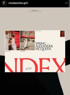 an image of a magazine cover with the words indexx on it's side