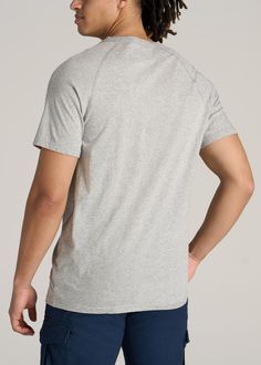 About Our Jersey Henley Tee for Tall Men The henley tee: effortless, comfortable and easy to style. An iconic wardrobe staple, it's high time there was a henley tee for tall men. This short sleeve is made with 100% jersey cotton that's incredibly soft and falls just right. Featuring our standard fit that's long enough for your torso without being baggy, it's a casual piece that goes with everything. Whether you pair it with chinos and jeans or your favorite joggers, you'll reach for this tall me Tall Men, Mens Henley, Henley Tee, Mens Tee Shirts, Tall Guys, Mens Tees, Wardrobe Staples, Fabric Care, Everyday Essentials Products