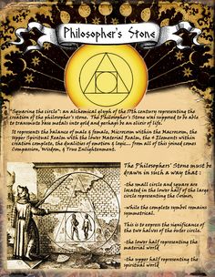 Philosopher Stone Alchemy, Philosopher Stone, Cauldron Craft, The Philosophers Stone, 5th Element, Elements Earth, Metaphysical Spirituality, Magick Symbols, Philosopher's Stone