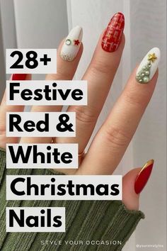 Discover the best Christmas nail design ideas for 2024 with our round up of the 18 best red and white holiday nail ideas! We’re sharing acrylic, simple, short, almond, French tip, and easy red and white Christmas nail inspo for the perfect holiday nails. Click through for all the Christmas nail style inspo!