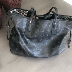 Reposhing This Item I Purchased From @Akprincess123. Loved It, But Ready To Rotate For Something New. Questions? Leave A Comment Below! Mcm Bags, Medium Tote, Womens Tote Bags, Leave A Comment, Something New, Women Shopping, Black, Color