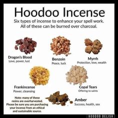 Incense Uses, Hoodoo Conjure Rootwork, Hoodoo Rootwork, Hoodoo Conjure, Magickal Herbs, Voodoo Hoodoo, Voodoo Spells