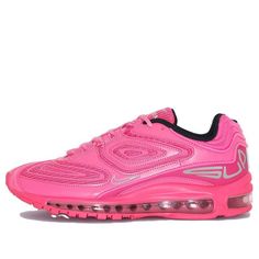 Nike Supreme x Air Max 98 TL SP 'Pinksicle' DR1033-600 (SNKR/Retro/Casual/Low Top/Non-Slip/Wear-resistant/Shock-absorbing) Pink Sneakers With Air Cushioning For Streetwear, Sporty Pink Fade-resistant Sneakers, Light Sports Pink Fade-resistant Sneakers, Pink Fade-resistant Sneakers For Light Sports, Fade-resistant Pink Sneakers For Streetwear, Pink Sporty Sneakers For Outdoor, Pink Fade-resistant Sneakers For Streetwear, Sporty Pink Sneakers For Outdoor, Pink Dynamic Sneakers With Round Toe