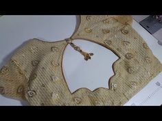 Very Beautiful And Very Easy Blouse Back Neck Design Cutting And Stitching - YouTube ब्लाउज बैक नेक डिजाइन, Collar Kurti, Blouse Back Neck Design, Stitching Tutorial, Pattern Blouses, Churidar Neck, Back Neck Design, Neck Patterns