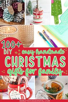 christmas gifts for families that are easy to make and can be used as decorations or crafts