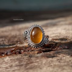 Yellow Agate Gemstone Ring, Filigree Ring, Handmade Ring, 925 Sterling Silver Ring, Silver Stone Ring, Wedding Ring Anniversary Gift For Her Metal: 925 Sterling Silver Gemstone : Yellow Agate Stone Color : Yellow Stone Shape : Oval Stone Setting: Bezel Benefits of wearing Agate:- Yellow Agate or Peela Hakik strengthens heart, provides courage, detoxifies system, reduces temperature, sharpens sight, gives balance, eloquence, vitality and joy, brings prosperity, elevates self esteem, aids in reoxy Oval Citrine Ring With Spiritual Style, Spiritual Oval Citrine Ring, Elegant Citrine Rings With Natural Stones, Handmade Citrine Promise Ring, Silver Carnelian Rings Spiritual Style, Amber Crystal Ring In Sterling Silver, Amber Crystal Gemstone Ring In Sterling Silver, Amber Crystal Ring With Sterling Silver, Silver Carnelian Spiritual Ring