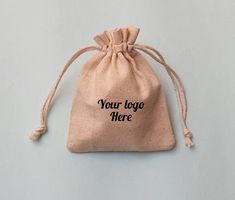 a small bag with the words your yoga here printed on it