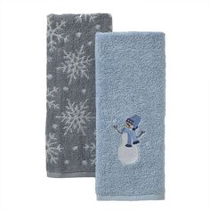 Add extra fun to the winter season with this SKL Home Snowman Sled 2-piece Hand Towel Set.Click this BED & BATH GUIDE to find the perfect fit and more! Add extra fun to the winter season with this SKL Home Snowman Sled 2-piece Hand Towel Set.Click this BED & BATH GUIDE to find the perfect fit and more! 2-piece hand towel set 5.34" x 12" (each)CONSTRUCTION & CARE Cotton Machine wash, tumble dry Imported Size: One Size. Color: Blue. Gender: unisex. Age Group: adult. Snowman Embroidery, Christmas Hand Towels, Yarn Twist, Towel Rug, Target Gifts, Bar Gifts, Terry Towel, Blue Bedding, Snowflake Pattern