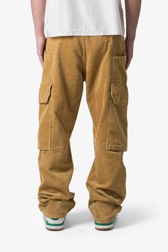 the Ultra Baggy Corduroy Cargo Pants are designed with a new oversized ultra baggy fit, constructed from a cotton corduroy fabric with a rinse wash, featuring cargo pockets throughout with snap closures, and finished with a button placket. details ultra baggy fit throughout 100% cotton extended inseam model is 6’1, 140 lbs and wears a size 30 final sale items are not eligible for return, exchange or credit without exception. Baggy Corduroy Cargo Pants, Baggy Corduroy Bottoms With Side Pockets, Utility Corduroy Pants With Pockets, Relaxed Fit Corduroy Bottoms With Pockets, Streetwear Corduroy Cargo Pants, Corduroy Cargo Pants For Streetwear, Brown Corduroy Bottoms With Side Pockets, Utility Corduroy Pants With Cargo Style, Casual Corduroy Cargo Pants With Patch Pockets