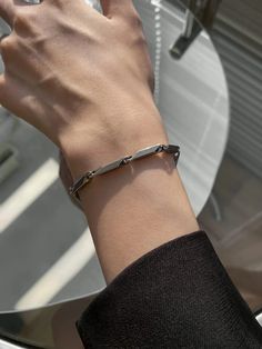 Free Returns ✓ Free Shipping✓. Fashionable and Popular Men Geometric Decor Bracelet Stainless Steel for Jewelry Gift and for a Stylish Look- Men Chain Bracelets at SHEIN. Hand Accessories Men, Stylish Bracelets For Men, Men Hand Bracelet, Masculine Accessories, Male Bracelets, Guy Jewelry, Male Accessories, Streetwear Fashion Men, Male Jewelry