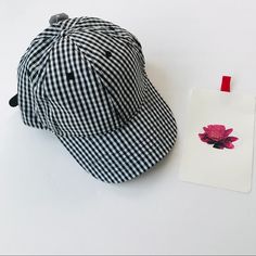 Black And White Gingham Baseball Cap With Adjustable Strap Nwt Strap Is Faux Leather, Very Light Fabric Nylon Material. Great Classic Hat, And Add On Any Outfit. Bundle And Save A Great Gift, I Have 5 In Stock Casual Adjustable Baseball Cap For School, Classic Black Baseball Cap For Spring, Black Cap For School, Casual Adjustable Gingham Hat, Black Baseball Cap For Everyday Summer Use, Black Baseball Cap For Summer, Black And White Gingham, Classic Hats, Light Fabric