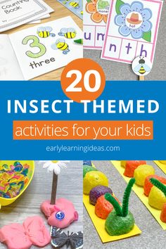 the top 20 insect themed activities for kids