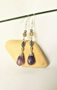 Silver Earrings with Amethyst Teardrop Earrings Egypt Eye Jewelry Long Purple Earrings Silver Antique Stone Long Teardrop Earrings Egyptian Purple Long Drop Earrings With Ear Wire, Adjustable Purple Dangle Crystal Earrings, Adjustable Purple Chandelier Drop Earrings, Adjustable Dangle Crystal Earrings, Adjustable Teardrop Spiritual Earrings, Purple Adjustable Drop Crystal Earrings, Purple Spiritual Drop Earrings, Spiritual Purple Drop Earrings, Adjustable Purple Earrings