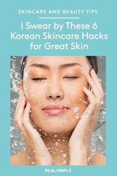 I Swear by These 6 Korean Skincare Hacks for Great Skin | Our RS beauty editor shares her favorite Korean skincare tips to help achieve the "glass skin" look that is everywhere now. Plus, how to easily add these Korean skincare must-know tips into your skincare routine for a better complexion. #beautytips #realsimple #skincare #makeuphacks #bestmakeup Korean Skincare Tips, Skincare At Home, Home Tricks, Skincare Hacks, Oil Based Cleanser, Matte Skin, Great Skin, Lots Of Makeup, Facial Massage