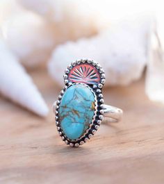 "》D E T A I L S《 ✦ M E T A L : Sterling Silver 925 ✦ S T O N E : Turquoise ✦ B I R T H S T O N E : December 💎 In the past, the Turquoise used to be the stone of the kings and warriors. For that reason, nowadays this gem is known by providing protection against the evil and a symbol of strength and good luck. ✧ Please note natural gemstones are unique and may vary in shape or color. ✧ 》✦ S A V E * B U Y * M O R E ✦《 Use the code \"MARESIA2\" and get 10% OFF when you buy 2 items. Use the code \"M Artisan Sterling Silver Oval Rings, Bohemian Oval Turquoise Ring Stamped 925, Bohemian Turquoise Oval Ring Stamped 925, Bohemian Oval Jewelry With Accent Stones, Oval Turquoise Rings With Inlay, Oval Turquoise Ring Stamped 925 For Anniversary, Oval Turquoise Ring For Anniversary, Bohemian Oval Ring With Inlay, Oval Turquoise Anniversary Ring