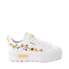 Puma Sneakers Womens, Puma Shoes Women, Womens Puma, White Canvas Shoes, Cute Skirt Outfits, Spring Clothes, Cute Sneakers