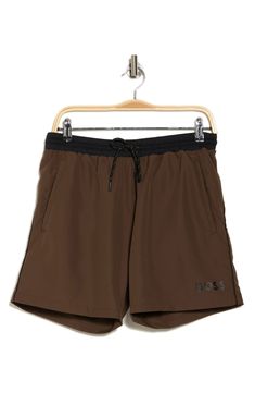 Piping races up the sides of lightweight, quick-drying swim trunks sporting a small logo on one leg and plenty of pockets for holding essentials. Lined   100% recycled polyester   Machine wash, line dry   Made in Turkey Swim Trunks, Starfish, Piping, Nordstrom Rack, Recycling, Swimming, Nordstrom, ? Logo, Free Shipping