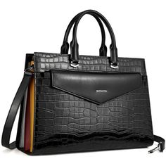 Women's crocodile laptop leather briefcase designed specifically for professional women. Upscale shape with a very spacious and practical interior. Two large storage locations and multiple small compartments. Perfect for work and study. 14 days warranty ✓ $100 free shipping ✓ Top quality leather ✓ Thoughtful service Briefcase For Women, Kate Spade Laptop Bag, Executive Woman, Work And Study, Briefcase Women, Laptop Bag For Women, Laptop Briefcase, Laptop Tote, Crocodile Pattern