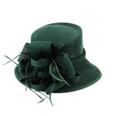 The perfect hat for your outdoor activities, you'll be protected from the sun in style. Size: One Size.  Color: Green.  Gender: female.  Age Group: adult. Elegant Hats, Cloth Bags, Outdoor Activities, Gender Female, In Style, Derby, Women's Accessories, The Sun, Age Group