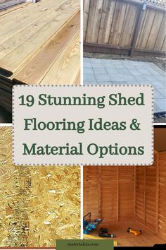 the top ten flooring ideas and material options for wood floors in various stages of construction