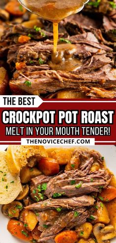 the best crockpot pot roast melt in your mouth tender