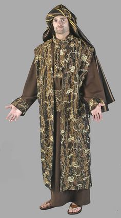 Wise Man #T8003  Click the image to go to our website for descriptions, prices and availability.  All costumes are for sale or rent unless otherwise noted.  We ship worldwide, Monday through Saturday. Three Wise Men Costume, Wise Men Costume, Nativity Play, Ancient Clothing, Three Magi