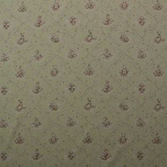 an old wallpaper pattern with flowers and vines on the side, as well as a background