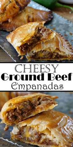 cheesey ground beef empanadas are the perfect appetizer for any mexican meal