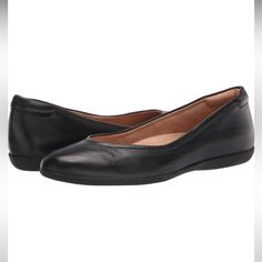 These Flats Are New With Tags In Original Box. Versatile Slip On Ballet Flats With Almond Toe. 3/4” Flat Heel With Non Slip Outsole. An Innovative Cushioning System Anatomically Sculpted To Meet Every Contour Of Your Foot For A Premium Fit. Size- 8.5w Fabric- Leather Fitted Casual Flats For Work, Casual Fitted Flats For Work, Casual Office Flats, Naturalizer Shoes, Leather Ballet Flats, Flat Shoes Women, Ballet Flats, Loafer Flats, Original Box