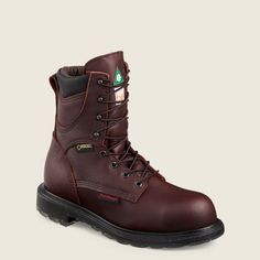 Men’s SuperSole® 2.0 8-inch Insulated, Waterproof CSA Safety Toe Boot Brown 2412 | Red Wing Shoes Irish Setter Boots, Red Wing Heritage Boots, Heel Repair, Heavy Duty Boots, Oil Platform, Leather Work Boots, Red Wing Boots, Steel Toe Work Boots, Wing Shoes