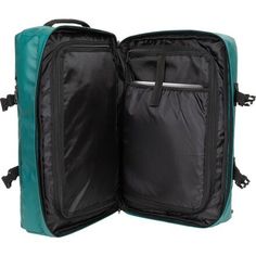 Our 2-in-1 luggage designed for weekend trips and overseas adventures. This versatile bag can be carried as a backpack with the adjustable shoulder straps or hauled as a duffle with the carry handles. Use the built-in laptop sleeve to protect your tech when you're on the move. Green Rectangular Luggage For Outdoor Activities, Functional Green Duffle Bag For Trips, Green Functional Duffle Bag For Trip, Green Backpack Duffle Bag For Travel, Functional Green Luggage For Trip, Green Travel Backpack, Backpack Travel Bag With Zipper For Trips, Nylon Backpack For Weekend Trips, Multifunctional Backpack Luggage With Sleeve