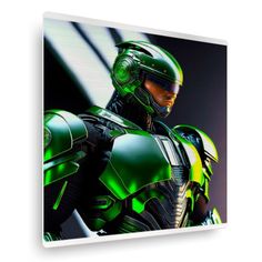 an image of a man in green armor