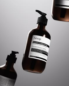 Aesop Skincare, Cosmetics 3d, Product Rendering, Cosmetic Creative, Bottle Label Design, Cosmetic Packaging Design, Skin Care Packaging, Graphic Poster Art, Cosmetic Design