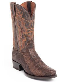 Dan Post Mens Caiman Belly Western Boots - Snip Toe, Chocolate Texas Cowboy Boots, Cowboy Store, Gainesville Georgia, Dan Post Boots, Cowboy Aesthetic, Handcrafted Boots, Dan Post, Mens Cowboy Boots, Western Boot