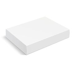 an empty white box on a white background