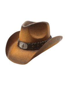 Material: Fine Toyo w. Faux Leather Feature: Comfort Elastic Sweatband Brim Size: 3.25" Enhance your style with our cowhorn embellished hat. The 3.25 inch brim provides ample sun protection while the sweatband inside keeps you comfortable. Perfect for any outdoor activity. Brown Mini Hat With Short Brim For Rodeo, Adjustable Brown Mini Hat For Rodeo, Brown Brimmed Mini Hat For Rodeo, Adjustable Brimmed Mini Hats For Western-themed Events, Adjustable Wide Brim Mini Hats For Western-themed Events, Adjustable Brown Western Mini Hats, Brown Short Brim Mini Hat For Rodeo, Adjustable Brown Mini Hats Country Style, Adjustable Brown Country Mini Hat