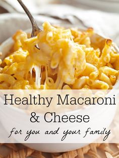 a white bowl filled with macaroni and cheese