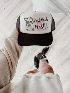 Bachelorette Party Trucker Hats | Nashville, TN Hat | Last Bash in the - ilulily designs Bachelorette Trucker Hats, Party Trucker Hats, Bachelorette Party Hats, Bridal Party Hats, Bachelorette Party Favor Bags, Bachelorette Party Hat, Bachelorette Party Bags, Bachelorette Beach, Hat Bar