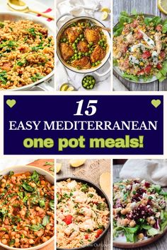 15 easy mediterraneanan one pot meals