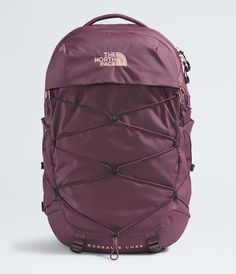 The Women’s Borealis Backpack is now available in a Luxe version, that has premium metallic accents. With its iconic bungee cord system, women-specific FLEXVENT™ suspension system and large interior compartment, you can keep your items secure, inside and out. This go-anywhere pack also features a stand-up design, sternum strap, removable waist belt and protective laptop compartment. Bags & Gear Women's Backpacks [North Face, Northface, thenorthface, the northface, TNF, tnf] Camping Outfit, Borealis Backpack, The North Face Borealis, Camera Bag Backpack, North Face Borealis, Lightweight Luggage, Anti Theft Bag, Snowboard Bag, Anti Theft Backpack