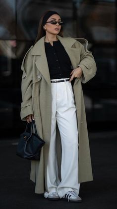 Trenchcoat Style, Trench Outfit, Women Overcoat, Winter Fashion Outfits Casual, Stylish Work Outfits, Stevie Nicks, Professional Outfits