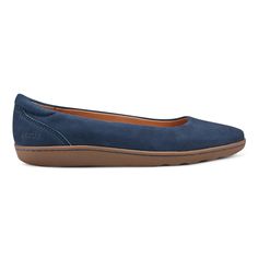 Landen Round Toe Casual Flats - earth® shoes Earth Shoes, Casual Flat Shoes, Casual Flats, Flat Shoes, Shoes Flats, Dark Blue, Slip On, Blue, Quick Saves